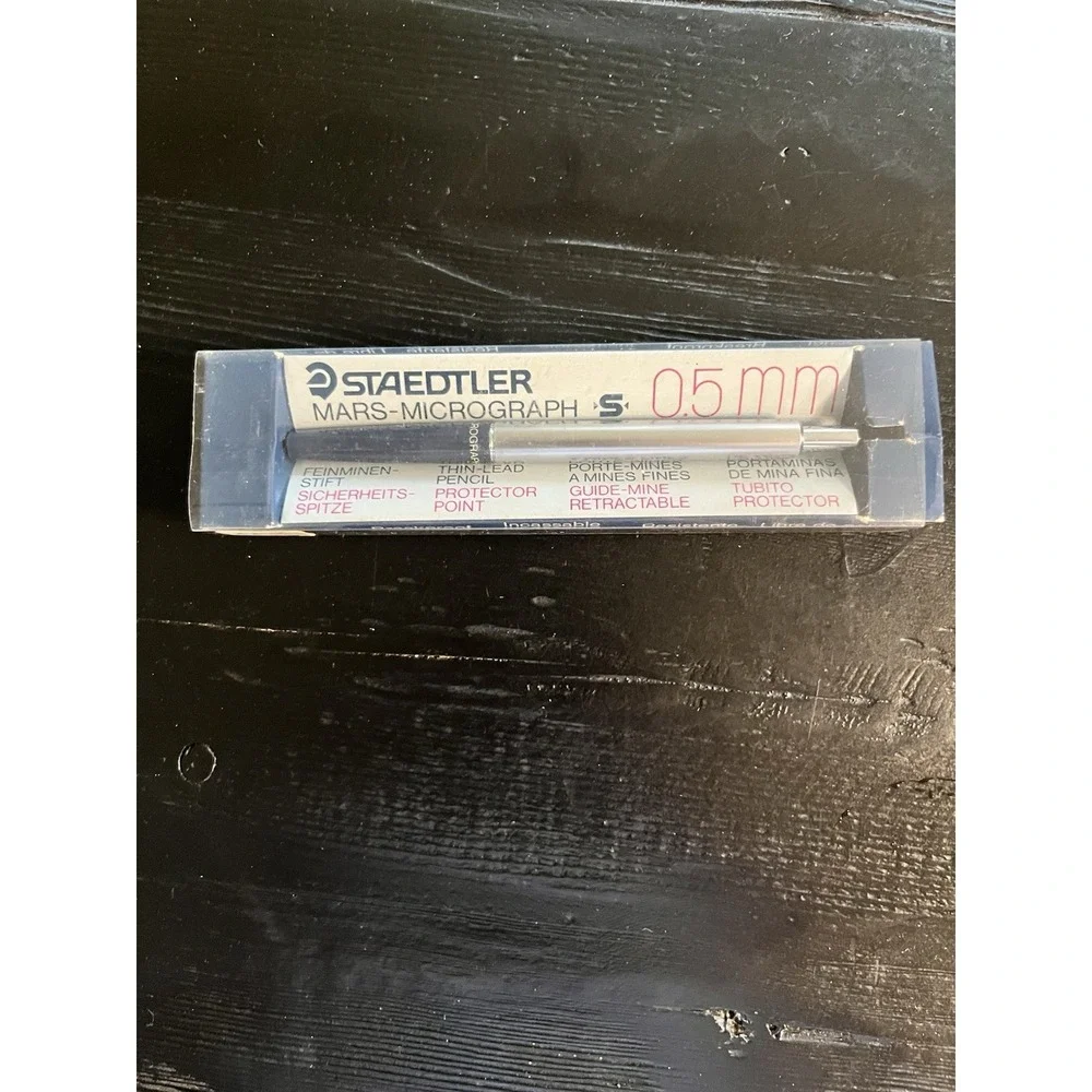 4 Staedtler 0.5 & 0.7 Mechanical Micro Pencils (1) 77210 (1) 772 15N (2) 775 07